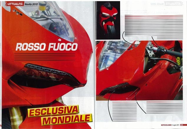 Спортбайк Ducati 1199 2012