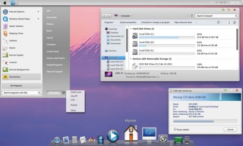 Mac Lion Skin Pack 4.0 for Windows 7 [2011, ] Torrent