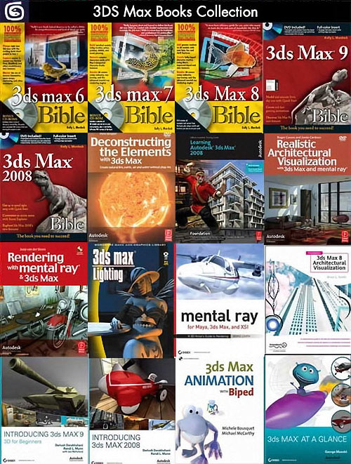 3ds Max books collection | unrar 3.72 GB