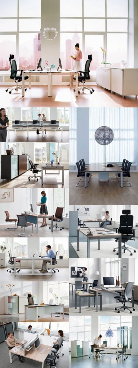 3D Models - Demo Office Workplaces