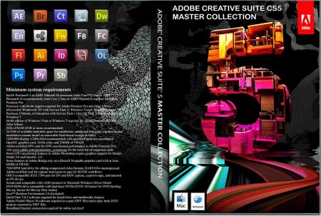 Adobe Creative Suite 5 (CS5/DVD/GENUINE) x86/x64 (Win/Mac)